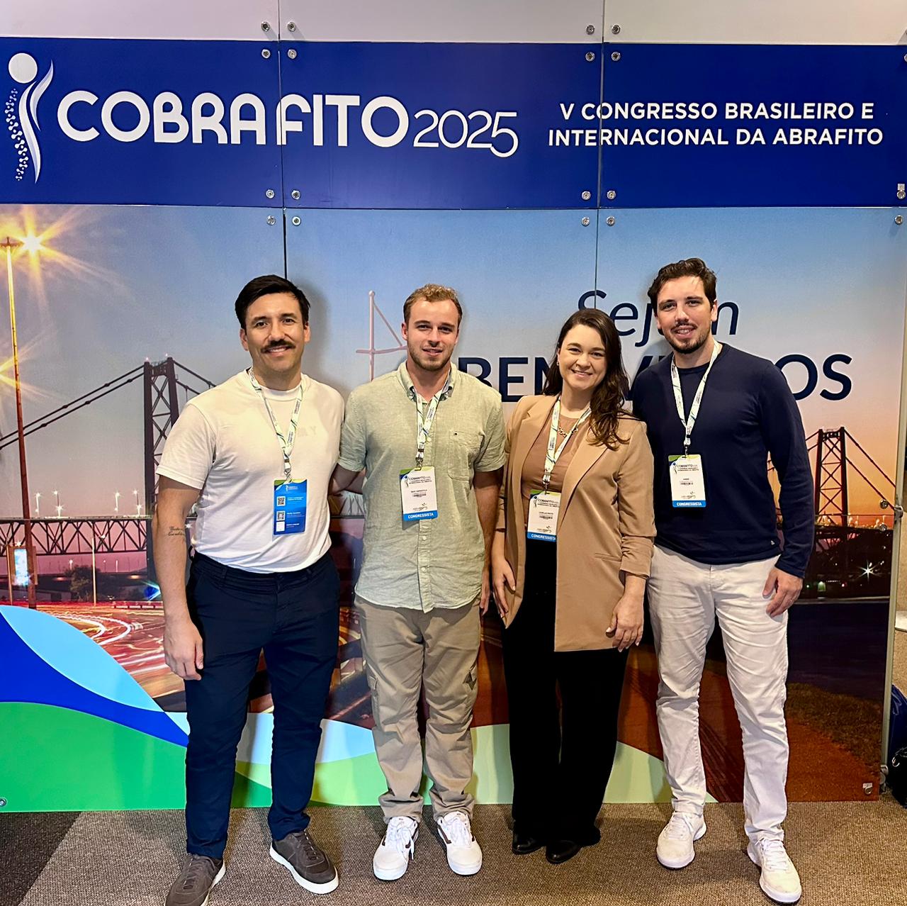 Equipe Nexus no COBRAFITO 2025 - Congresso Brasileiro de Fisioterapia
